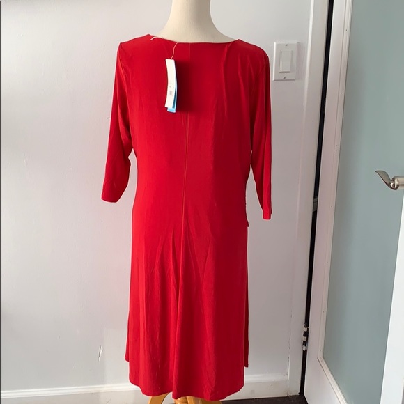B Slim plus size red dress - Picture 2 of 2